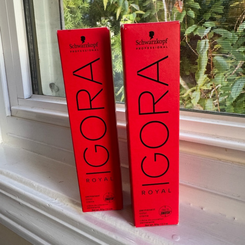 (Set of 2) Igora Royal Hair Color (4-63 Medium Brown Chocolate Matte)
